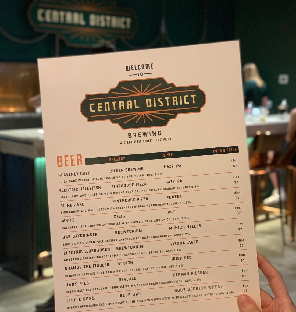 A Visit To Central District Brewing - Austin Texas