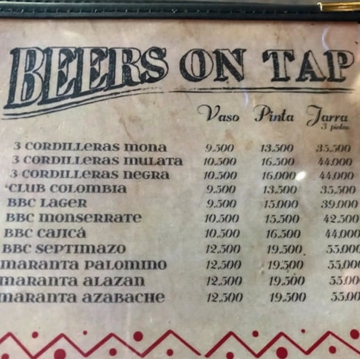 Finding Craft Beer in Colombia - Beer Travel