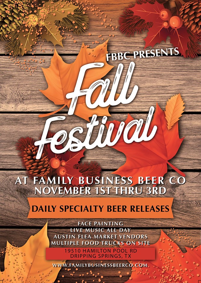 Craft Beer Austin Events: Oct. 26th, Oct. 31st - Nov. 3rd
