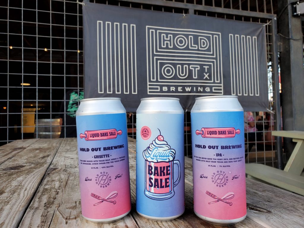 Hold Out Liquid Bake Sale beers