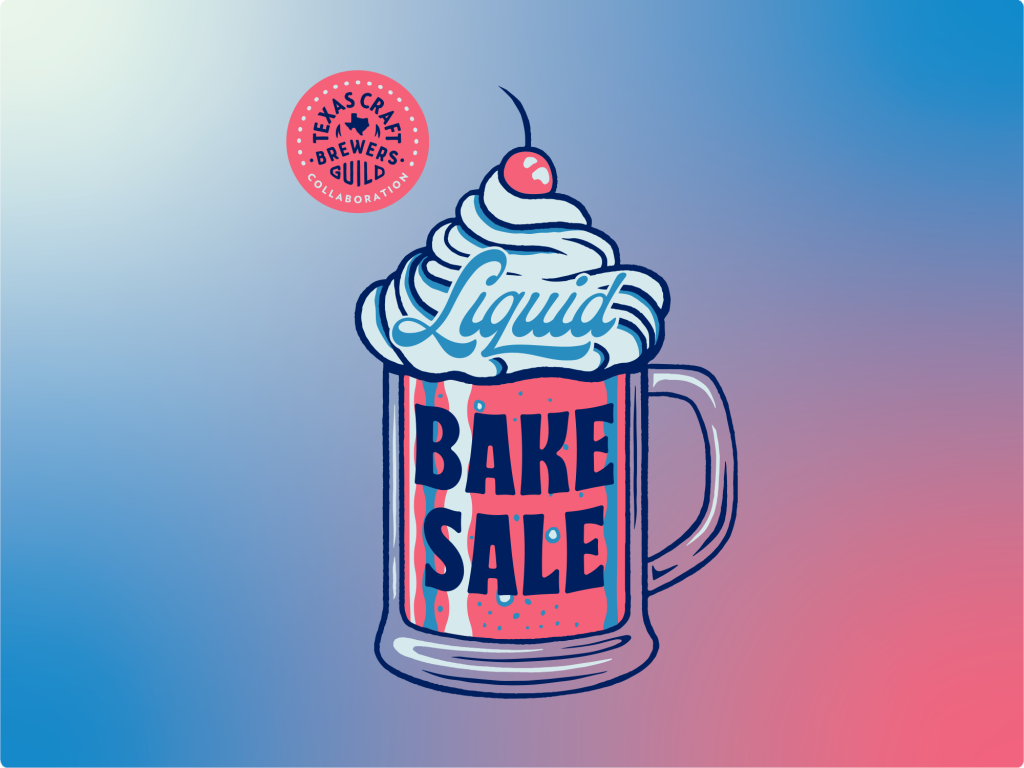 Texas Craft Brewers Guild Liquid Bake Sale (credit TCBG)