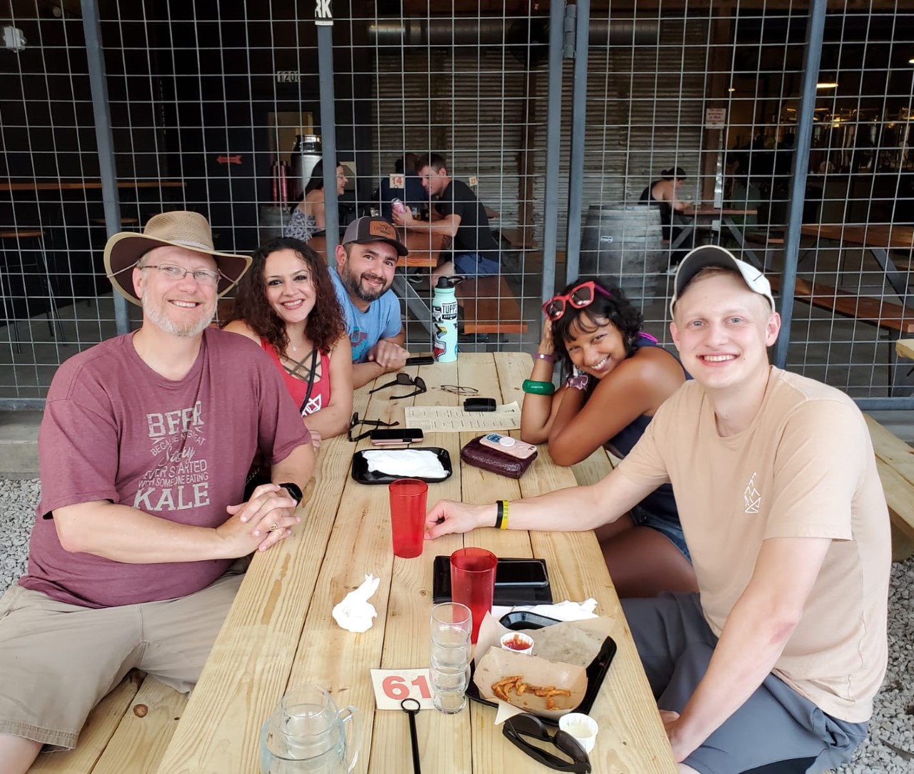 Brewery Travels (Joel Geier) and friends at Hold Out Brewing